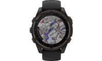 Garmin Fenix 8 Solar Titanium 47mm Αδιάβροχο Smartwatch με Παλμογράφο (Carbon Gray with Black and Pebble Gray)