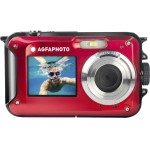 AgfaPhoto Realishot WP8000 Compact Φωτογραφική Μηχανή 24MP Αδιάβροχη Κόκκινη
