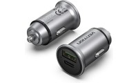 Vention Φορτιστής Αυτοκινήτου 18W με Θύρες: 1xUSB 1xType-C Γκρι