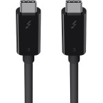 Belkin Regular Cable Thunderbolt 3 male - Thunderbolt 3 male Μαύρο 0.8m (F2CD084bt0.8MBK)