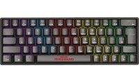 Zeroground KB-3600G TORII v2.0 Gaming Μηχανικό Πληκτρολόγιο με Outemu Red διακόπτες και RGB φωτισμό (Αγγλικό US) Κόκκινο