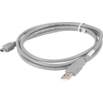 Lanberg USB 2.0 Cable USB-A male - mini USB male 1.8m (CA-USBK-10CC-0018-S)