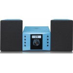Lenco Ηχοσύστημα 2.0 MC-013 4W με CD Player Μπλε