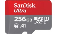 Sandisk Ultra microSDXC 256GB Class 10 U1 A1 UHS-I με αντάπτορα