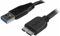 StarTech Regular USB 3.0 to micro USB-B Cable Μαύρο 2m