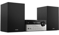 Philips Ηχοσύστημα 2.0 Micro Music System TAM4205M2/12 80W με CD Player και Bluetooth Διάφανο