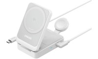 Anker Ασύρματος Φορτιστής Qi2 15W Λευκός (MagGo 3-in-1)