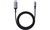 Baseus Braided USB 2.0 Cable USB-C male - DisplayPort male 100W Μαύρο 2m