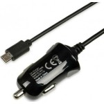 iBox Φορτιστής Αυτοκινήτου 5W 1A μαζί με Καλώδιο Micro-USB Μαύρος
