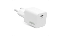 Aqiila Φορτιστής Χωρίς Καλώδιο GaN με Θύρα USB-C 20W Power Delivery Λευκός (Chargebird W1)
