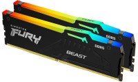 Kingston Fury Beast RGB DDR5 32GB RAM με 2x16GB Modules και Ταχύτητα 6000 για Desktop