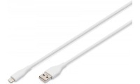 Digitus USB-A to Lightning Cable 12W Λευκό 1m