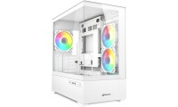 Sharkoon MK6 RGB Micro Tower με Πλαϊνό Παράθυρο Λευκό