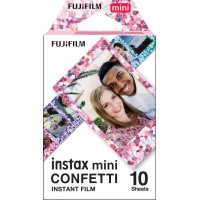 Fujifilm Color Instax Mini Instant Φιλμ (10 Exposures) Confetti