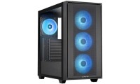 Chieftec Hunter 3 Gaming Midi Tower Κουτί Υπολογιστή με Πλαϊνό Παράθυρο και ARGB Φωτισμό Μαύρο