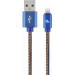 Gembird Braided USB to Lightning Cable Πολύχρωμο 2m (GM-JEANSL)