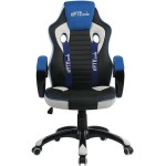 ByteZone Racer PRO Καρέκλα Gaming Δερματίνης Μαύρο / Γκρι / Μπλε