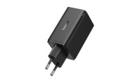 Baseus Φορτιστής Χωρίς Καλώδιο GaN με 2 Θύρες USB-A και 2 Θύρες USB-C 65W Power Delivery Μαύρος (P10162701113-00)