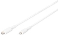 Digitus USB-C to Lightning Cable Λευκό 1m