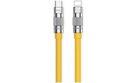 WK WDC-187 USB-C to Lightning Cable 20W Κίτρινο 1.2m