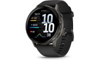 Garmin Venu 4 Stainless Steel 45mm Αδιάβροχο Smartwatch με Παλμογράφο Slate with Black
