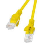 Lanberg U/UTP Cat.5e Cable 1m Κίτρινο