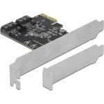 DeLock Κάρτα PCIe σε 2 θύρες SATA