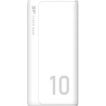 Silicon Power GP15 Power Bank 10000mAh με 2 Θύρες USB-A Λευκό
