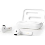 Nedis HPBT2052WT In-ear Bluetooth Ακουστικά Λευκά