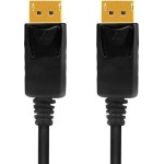 LogiLink Cable DisplayPort male - DisplayPort male 1m Μαύρο