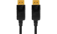 LogiLink Cable DisplayPort male - DisplayPort male 1m Μαύρο