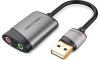 Vention Εξωτερική USB 2.0 Κάρτα Ήχου Γκρι