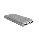 Silicon Power QP77 Power Bank 10000mAh με 2 Θύρες USB-A και Θύρα USB-C Power Delivery / Quick Charge 3.0 Γκρι