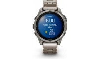 Garmin Fenix 8 Titanium 47mm Αδιάβροχο Smartwatch με Παλμογράφο Sapphire, Titanium With Vented Titanium Bracelet