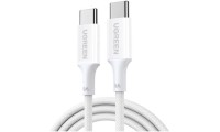 Ugreen USB 2.0 Cable USB-C male - USB-C male 100W Λευκό 1m