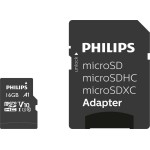 Philips microSDHC 16GB Class 10 U1 V10 A1 UHS-I με αντάπτορα