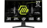 MSI MAG 272F IPS Curved Gaming Monitor 27" FHD 1920x1080 200Hz με Χρόνο Απόκρισης 0.5ms GTG Μαύρο