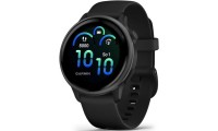 Garmin Vivoactive 6 Aluminium 42mm Αδιάβροχο Smartwatch με Παλμογράφο Slate with Black Band