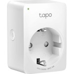 TP-LINK Tapo P100M Μονή Εξωτερική Πρίζα Ρεύματος Wi-Fi Λευκή