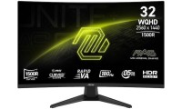 MSI MAG 321CQF E18 VA HDR Curved Gaming Monitor 31.5" QHD 2560x1440 180Hz με Χρόνο Απόκρισης 0.5ms GTG Μαύρο
