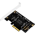 Silverstone Διπλός αντάπτορας M.2 σε PCIe x4 και SATA