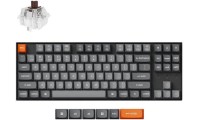 Keychron K8 Max K8M-B3 Ασύρματο Μηχανικό Πληκτρολόγιο Tenkeyless με Keychron Super Brown διακόπτες και RGB φωτισμό (Αγγλικό US)