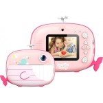 Kiddoboo FotoFun 2 Whale Compact Φωτογραφική Μηχανή Ροζ