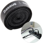 Baseus Rainbow Circle Velcro Straps Δεματικά Καλωδίων Μαύρο 1m