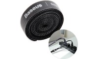 Baseus Rainbow Circle Velcro Straps Δεματικά Καλωδίων Μαύρο 1m