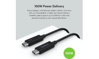 Belkin Thunderbolt 4 Cable 100W Μαύρο 1m