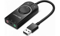 Ugreen External Soundcard CM129 USB 2.0 Black