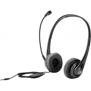 HP Stereo 3.5mm Headset On Ear Multimedia Ακουστικά με μικροφωνο και σύνδεση 3.5mm Jack