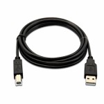 V7 USB 2.0 Cable USB-A male - USB-B male Μαύρο 2m (V7USB2AB-02M-1E)