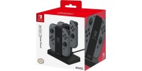 Hori Joy-Con Charge Stand Βάση Φόρτισης για 4 χειριστήρια Switch Μαύρη